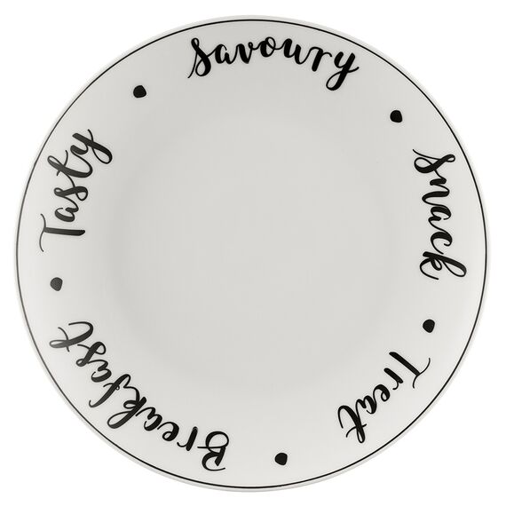 Тарелка Carnaby Script D 21 см, Price&Kensington