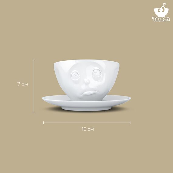 Чайная пара Tassen Oh please, 200 мл, белая, Tassen, изображение 14