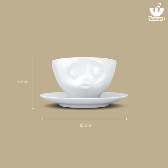 Чайная пара Tassen Kissing, 200 мл, белая, Tassen, изображение 12