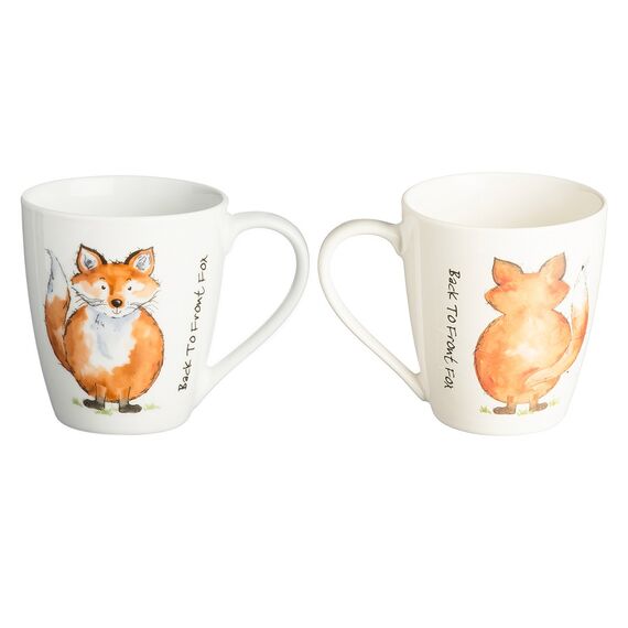 Чашка Back To Front Fox 350 мл, Price&Kensington