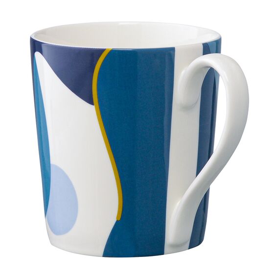 Кружка синего цвета с авторским принтом из коллекции Freak Fruit, 350мл, Tkano, изображение 2