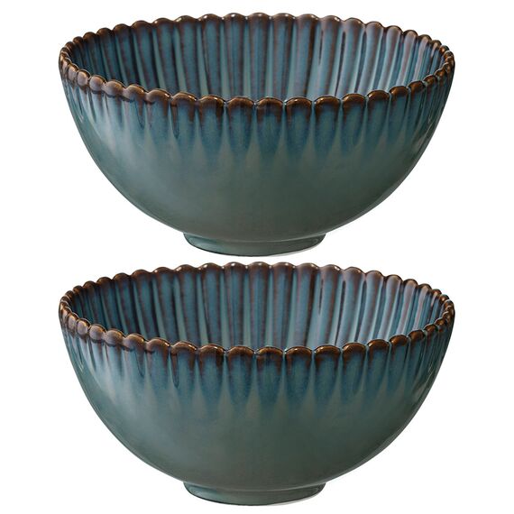 Набор из двух салатников темно-серого цвета из коллекции Kitchen Spirit, 750 мл, Tkano