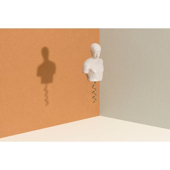 Штопор для бутылок металлический Hestia белый, Doiy, изображение 2