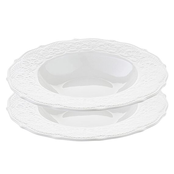 Набор суповых тарелок Tracery, ?22 см, 2 шт., Liberty Jones