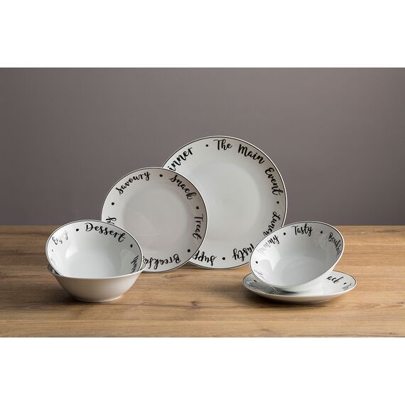 Тарелка обеденная Carnaby Script D 26,5 см, Price&Kensington, изображение 6