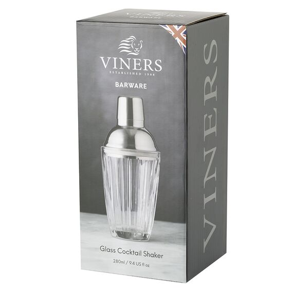 Шейкер для коктейлей Barware стеклянный 280 мл, Viners, изображение 4