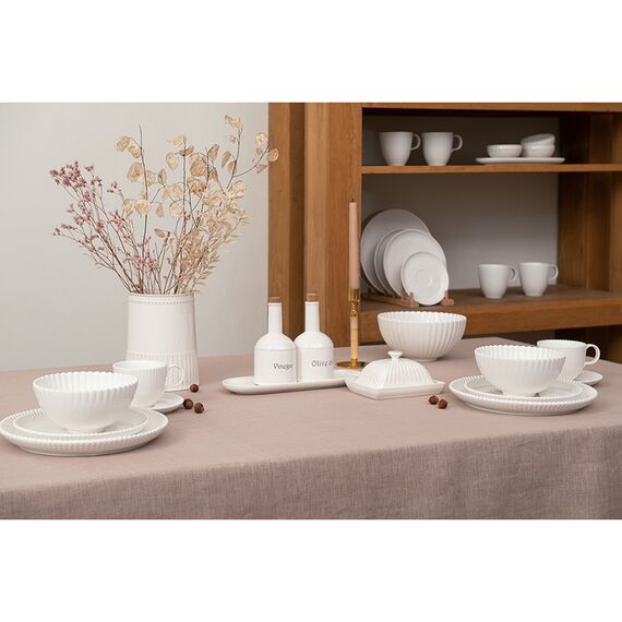 Бутылка для масла белого цвета из коллекции Kitchen Spirit, 250 мл, Tkano, изображение 7