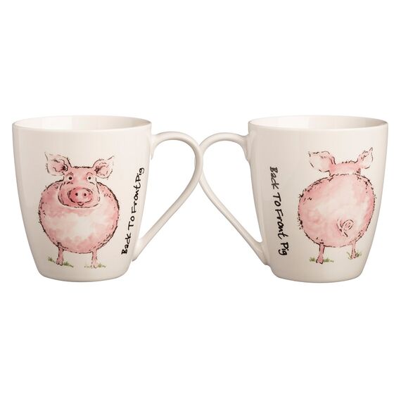 Чашка Back To Front Pig 350 мл, Price&Kensington