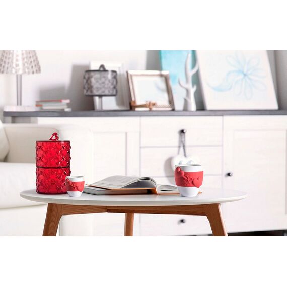 Набор чашек для эспрессо Love, 80 мл, желтый, 2 шт., Guzzini, изображение 2