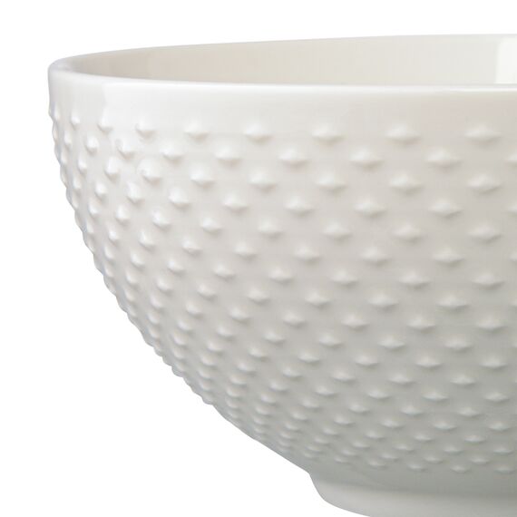 Набор из двух салатников белого цвета с фактурным рисунком из коллекции Essential, 16см, Tkano, изображение 3