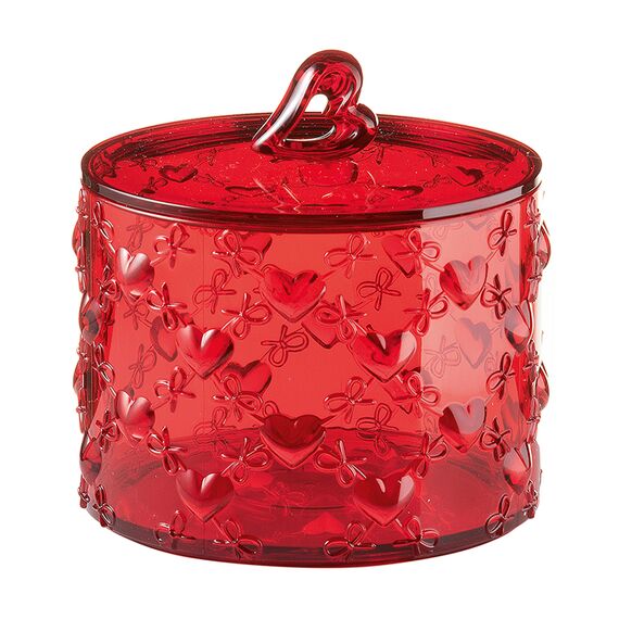 Конфетница Love, ?11х10,7 см, акрил, красная, Guzzini