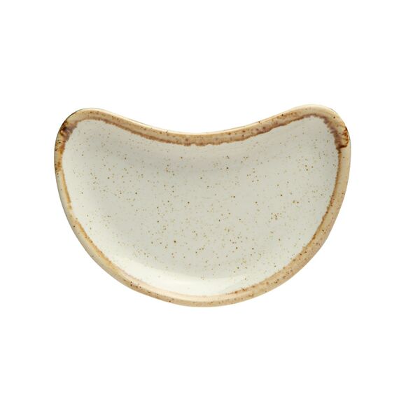 Соусник-полумесяц 7х11 см фарфор цвет бежевый Seasons, Porland