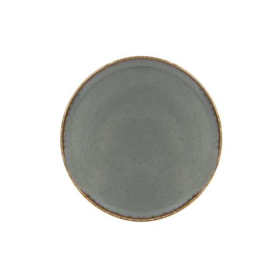 Тарелка для пиццы 28 см фарфор цвет темно-серый Seasons, Porland