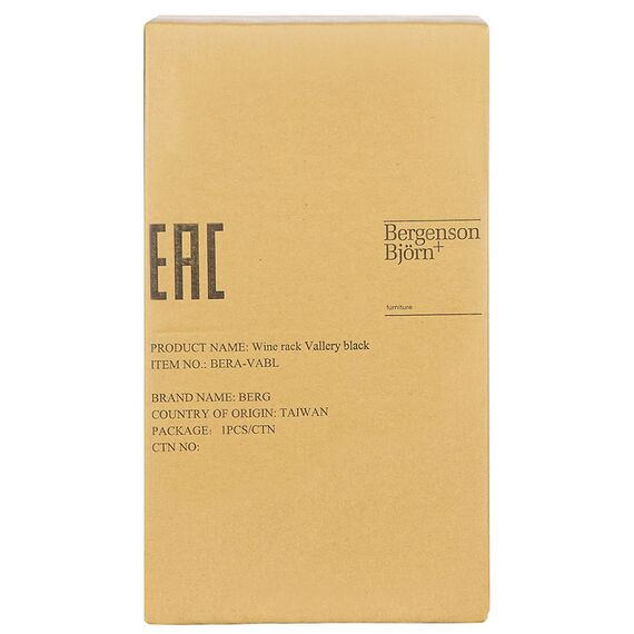Подставка для винных бутылок Vallery, черная, Bergenson Bjorn, изображение 6