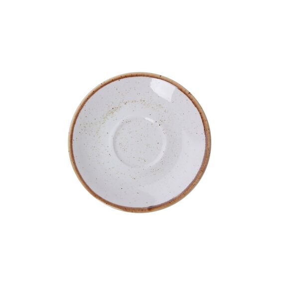 Блюдце для кофейной чашки 12 см фарфор цвет бежевый Seasons, Porland