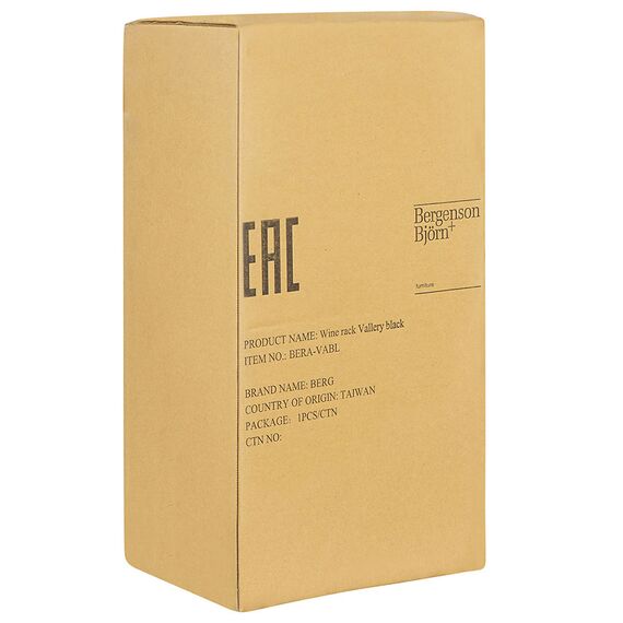 Подставка для винных бутылок Vallery, черная, Bergenson Bjorn, изображение 7