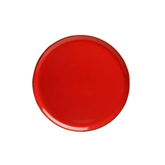 Тарелка для пиццы 28 см фарфор цвет красный Seasons, Porland