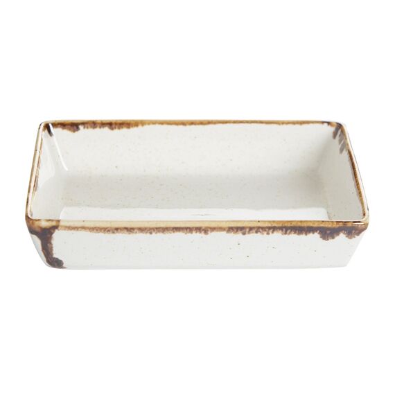 Блюдо прямоугольное 13,7х8,5 см h 3 см фарфор цвет бежевый Seasons, Porland