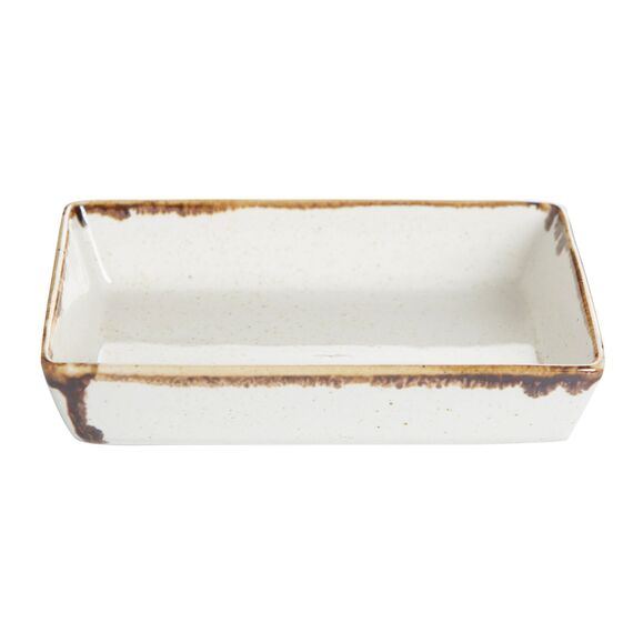 Блюдо прямоугольное 13,7х8,5 см h 3 см фарфор цвет желтый Seasons, Porland