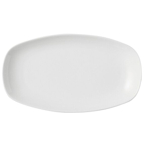 Тарелка овальная 22х12 CM, Белый                  , Porland