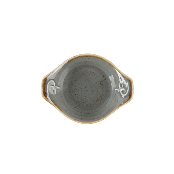 Соусник с ручками d 7 см фарфор цвет темно-серый Seasons, Porland