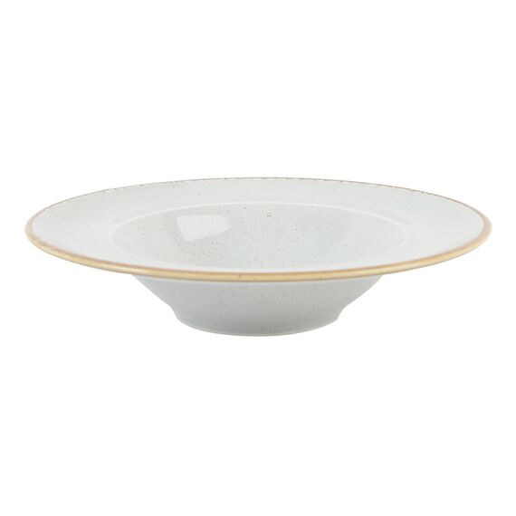 Тарелка глубокая 26 см с полями фарфор цвет серый Seasons, Porland