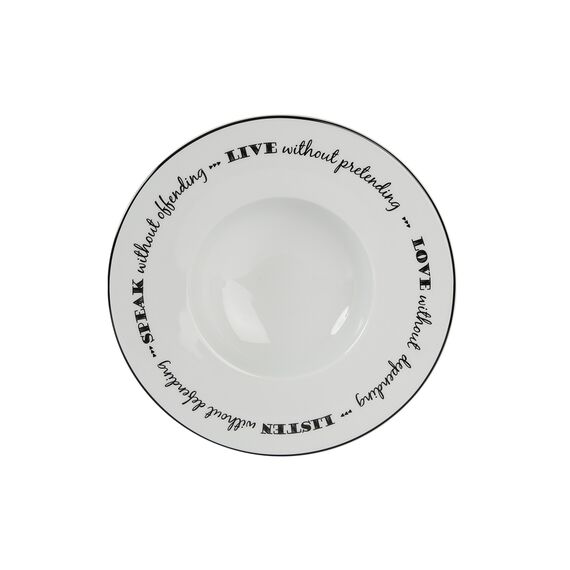 BE HAPPY Тарелка обеденная гурмэ 26 см, Porland