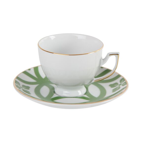 MOROCCO DS.1 Чайная пара 170 мл (чашка с ручкой, блюдце), Porland