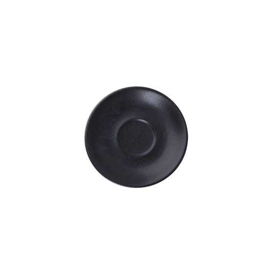 Блюдце для кофейной чашки 12 см фарфор цвет черный Seasons, Porland