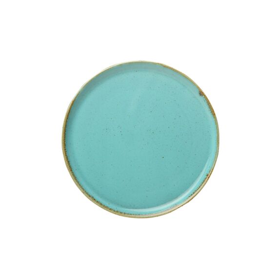 Тарелка для пиццы 28 см фарфор цвет бирюзовый Seasons, Porland