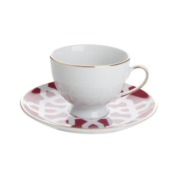 MOROCCO DS.5 Кофейная пара 80 мл (чашка с ручкой, блюдце), Porland