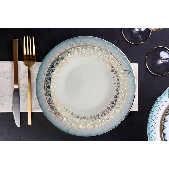 MAKHEYKER Столовый сервиз на 12 персон 87 предметов, Porland