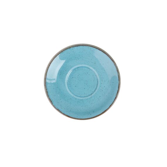 Блюдце 16 см фарфор цвет бирюзовый Seasons, Porland