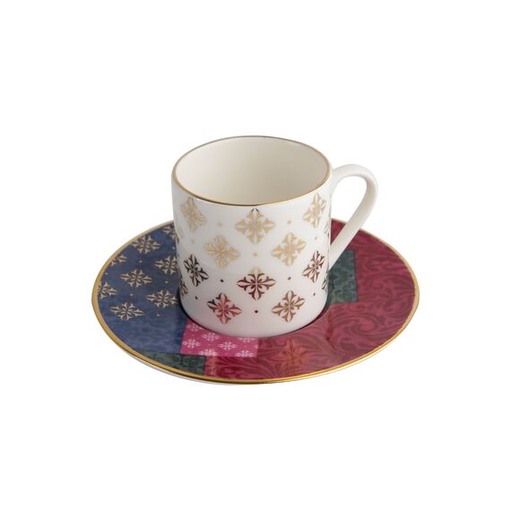 EVOKE DS.1 Набор кофейных пар 90 мл на 6 персон (чашки кофейные - 6 шт., блюдца - 6 шт.), Porland