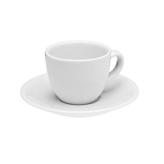 Чашка кофейная 90мл, Белый                    , Porland