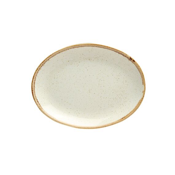 Блюдо овальное 24х19 см фарфор цвет бежевый Seasons, Porland