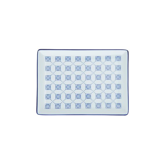 BLUE PASSION Тарелка прямоугольная 18 см, Porland