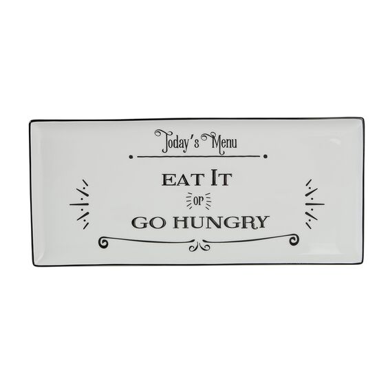 BE HAPPY Блюдо прямоугольное 35х16 см, Porland