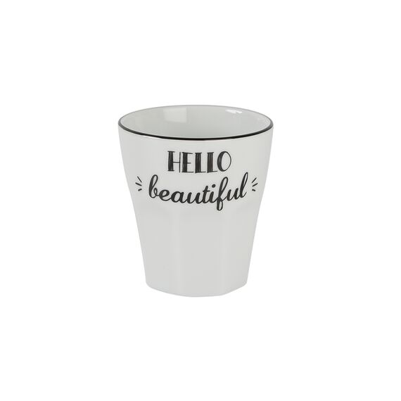 BE HAPPY Кружка без ручки 230 мл, Porland