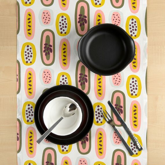 Дорожка на стол с принтом Passion Fruit из коллекции Wild, 45х150 см, Tkano, изображение 2