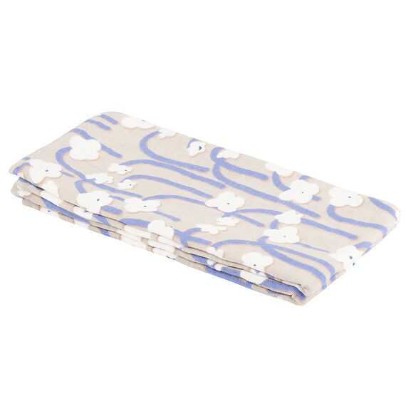 Набор из двух муслиновых полотенец с принтом Полярный цветок из коллекции Scandinavian touch, 50х70 см, Tkano, изображение 2