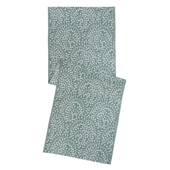 Дорожка из хлопка зеленого цвета с рисунком Спелая смородина, Scandinavian touch, 53х150см, Tkano, изображение 4