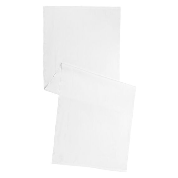 Дорожка на стол классическая белого цвета из хлопка из коллекции Essential, 53х150 см, Tkano, изображение 2