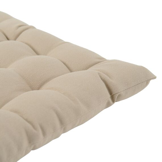 Подушка на стул из хлопка бежевого цвета из коллекции Essential, 40х40 см, Tkano, изображение 3
