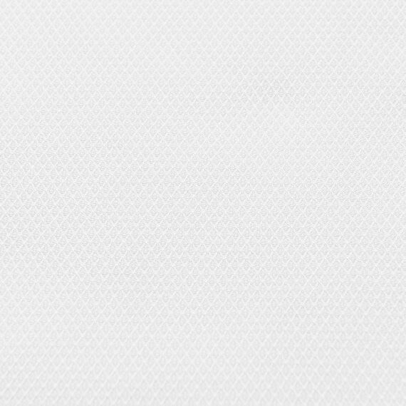 Дорожка белого цвета с фактурным рисунком из хлопка из коллекции Essential, 53х150см, Tkano, изображение 3