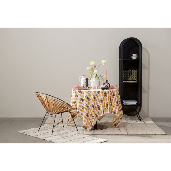 Салфетка под приборы из умягченного льна розово-пудрового цвета из коллекции Essential, 35х45 см, Tkano, изображение 2