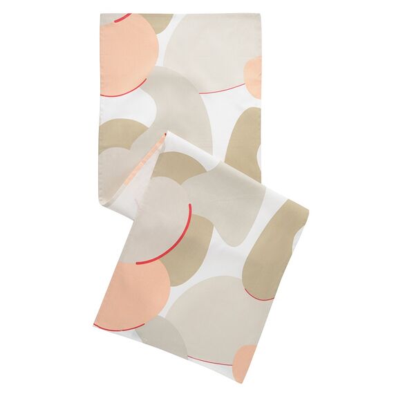 Дорожка на стол из хлопка бежевого цвета с авторским принтом из коллекции Freak Fruit, 45х150 см, Tkano, изображение 2