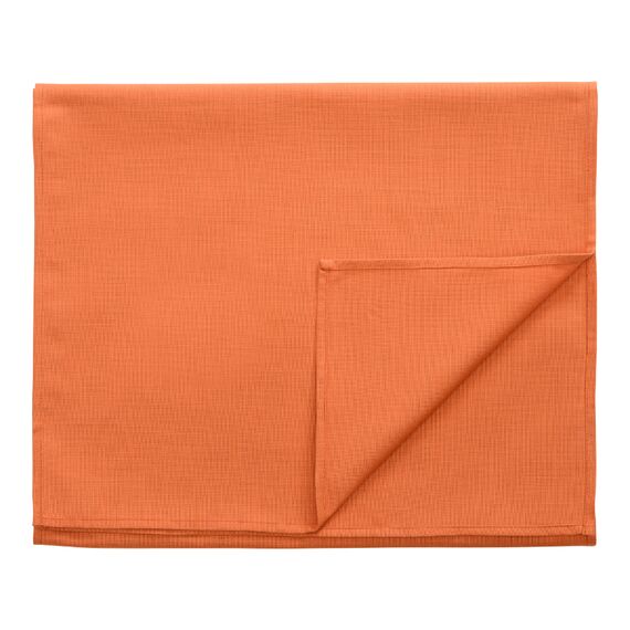 Дорожка на стол из хлопка оранжевого цвета Russian North, 45х150 см, Tkano