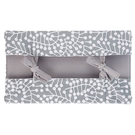 Корзинка для хлеба серого цвета с принтом Спелая Смородина из коллекции Scandinavian touch, 30х30 см, Tkano, изображение 4