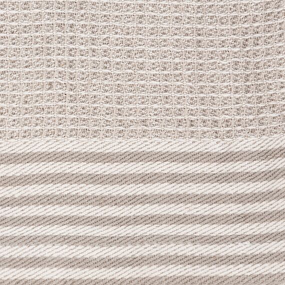 Набор из двух вафельных полотенец с контрастным кантом из коллекции Essential, 50х70 см, Tkano, изображение 5